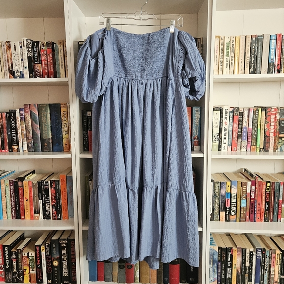 A&F Emerson Off The Shoulder Midi Dress - Picture 3 of 3